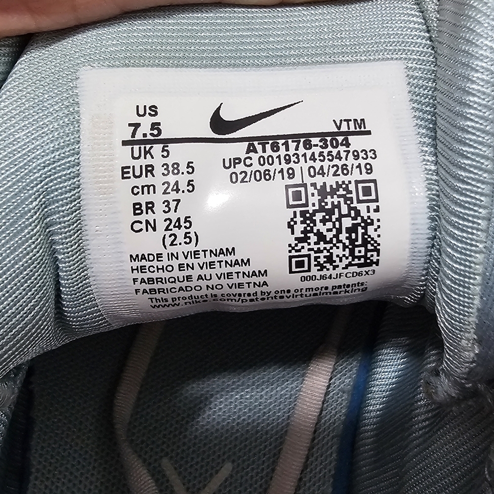 Nike Airmax 720 SE Ocean Cube Women's Sneakers Sz 7.5 - Picture 7 of 9
